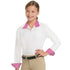 Ovation Kids Ellie Tech Show Shirt - Pink Horses
